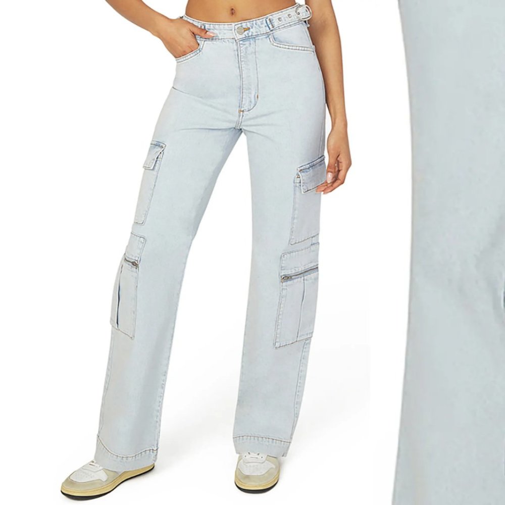 Weworewhat Utility Straight Jeans